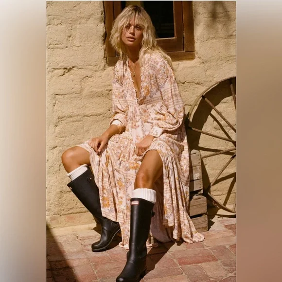 Spell Meadowland Gown XS Button Thru Florals UFT or Size Swap - Picture 8 of 16